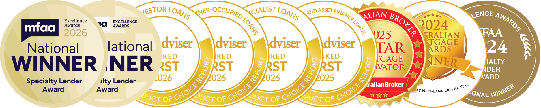 Pepper Money industry awards and lender recognition received across mortgage and specialist lending categories